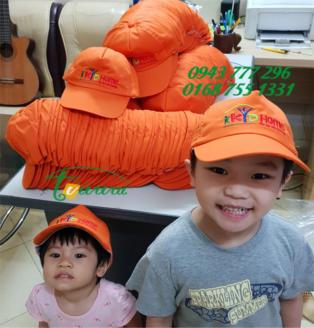 Mũ lưỡi trai trẻ em - khách hàng MẦM NON IKID HOME