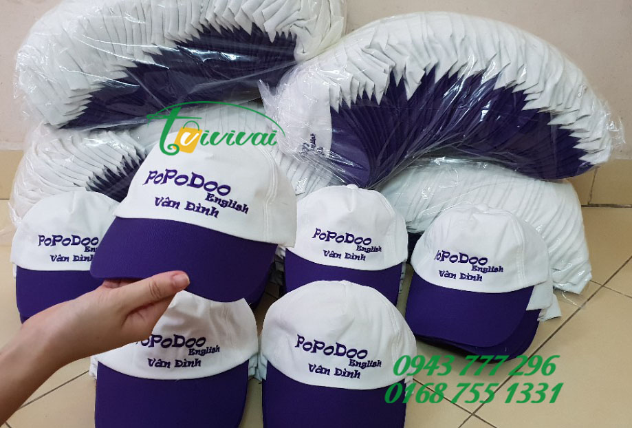 Mũ lưỡi trai trẻ em quà tặng - TRUNG TÂM ANH NGỮ POPODOO