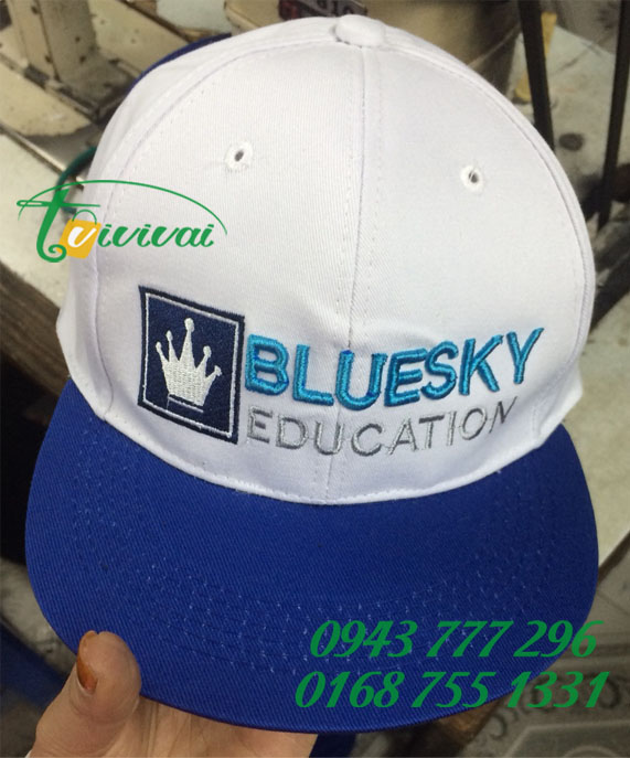 Mũ lưỡi trai dáng Snapback – TỔ CHỨC GIÁO DỤC BLUESKY EDUCATION
