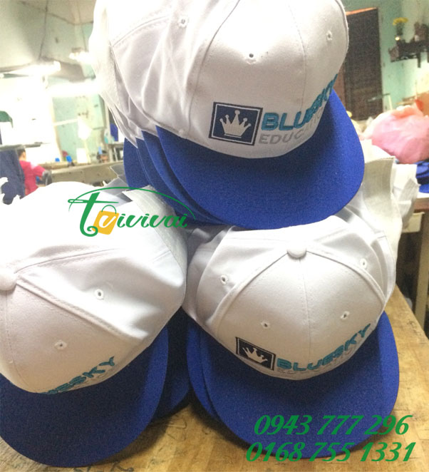 Mũ lưỡi trai dáng Snapback - TỔ CHỨC GIÁO DỤC BLUESKY EDUCATION