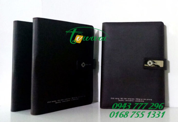 Sổ còng bìa da cao cấp quà tặng chương trình THƯƠNG HIỆU QUỐC GIA VIỆT NAM – VIỆT NAM VALUE