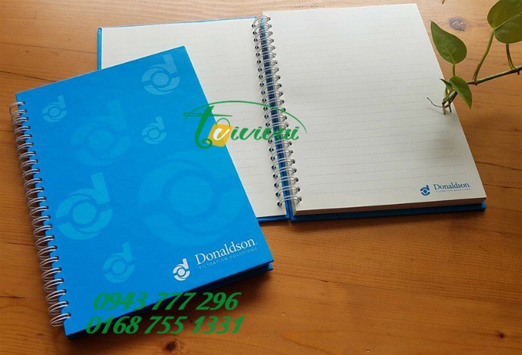 Sổ lò xo quà tặng – khách hàng NHÀ PHÂN PHỐI PHIN LỌC DONALDSON