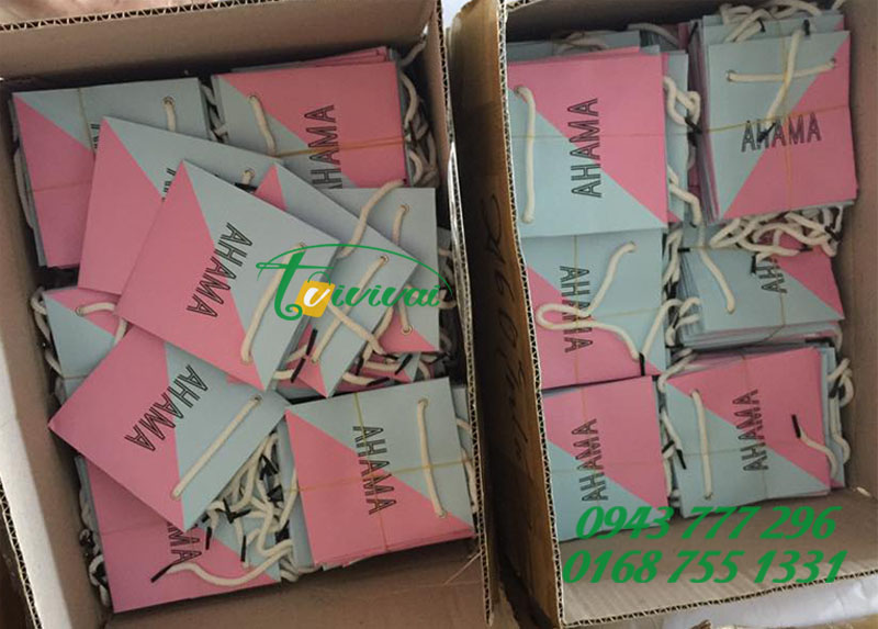 Túi giấy thương hiệu – SHOP QUÀ TẶNG AHAMA