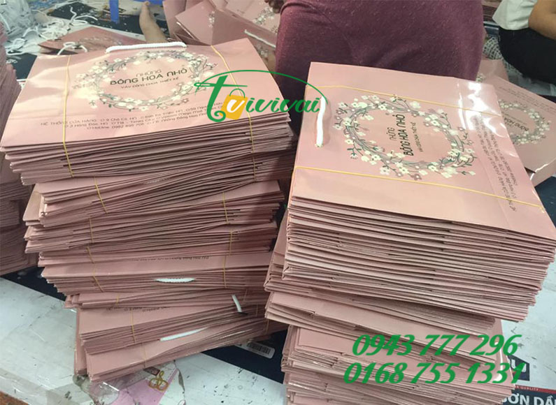 Túi giấy in thương hiệu - CHUỖI SHOP TT NHỮNG BÔNG HOA NHỎ