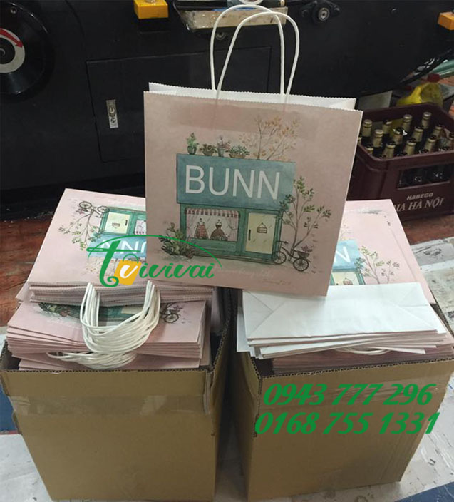 Túi giấy in thương hiệu - SHOP THỜI TRANG BUNN STORE