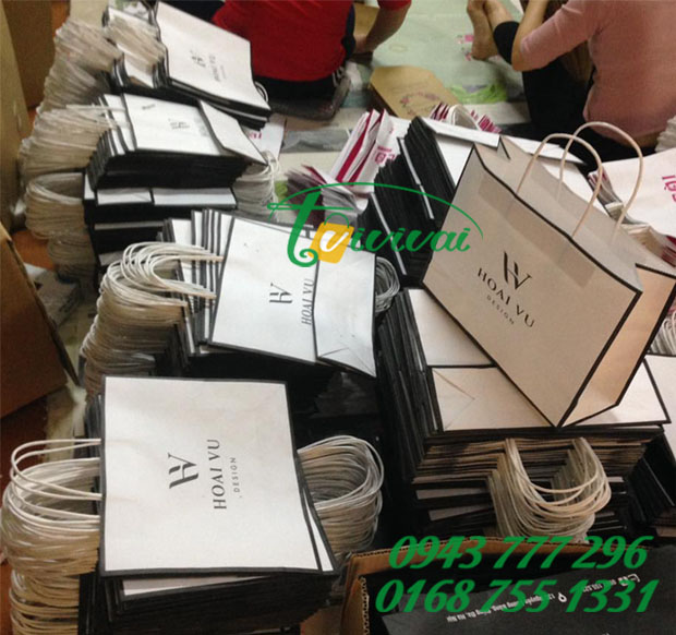 Túi giấy in thương hiệu - SHOP THỜI TRANG HOÀI VŨ DESIGN