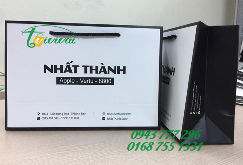 Túi giấy in thương hiệu – SHOWROOM ĐIỆN THOẠI NHẤT THÀNH