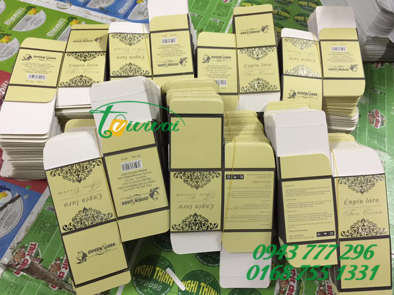 Túi giấy - bao bì sản phẩm - CTY TNHH DƯỢC MỸ PHẨM QUYÊN LARA VN