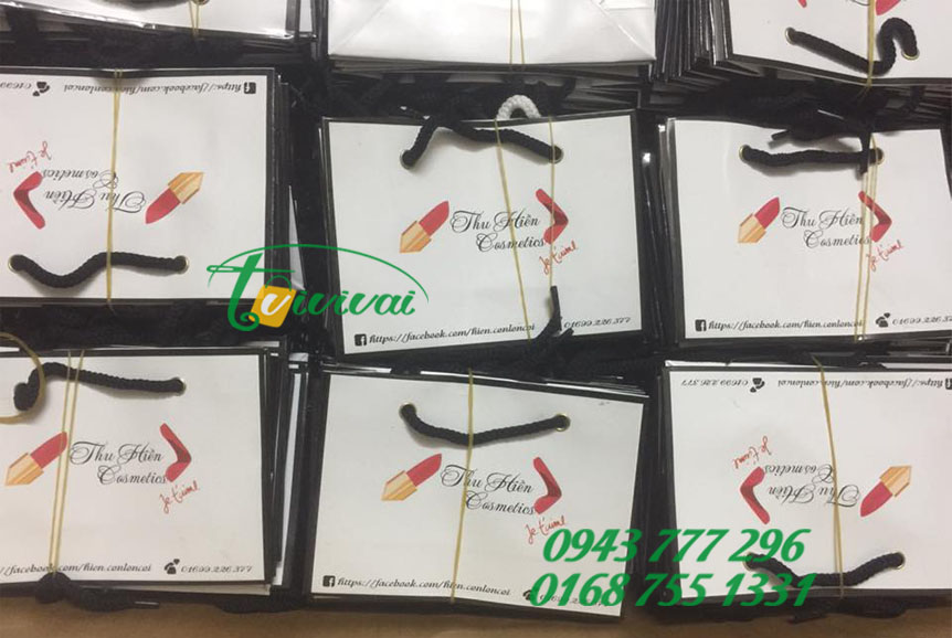 Túi giấy in thương hiệu - SHOP MỸ PHẨM THU HIỀN COSMETICS