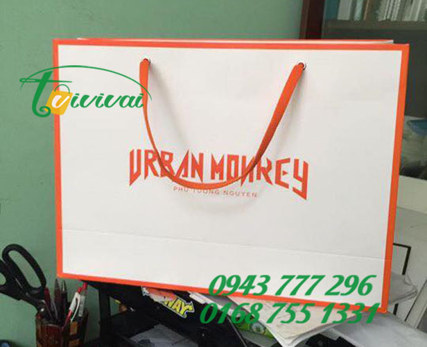 Túi giấy quảng cáo thương hiệu – SHOP URBAN MONKEY