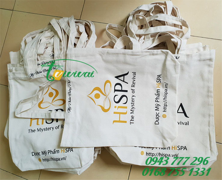 Túi vải bố quà tặng - khách hàng CTY CP DƯỢC PHẨM THÁI HIẾU - HiSPA