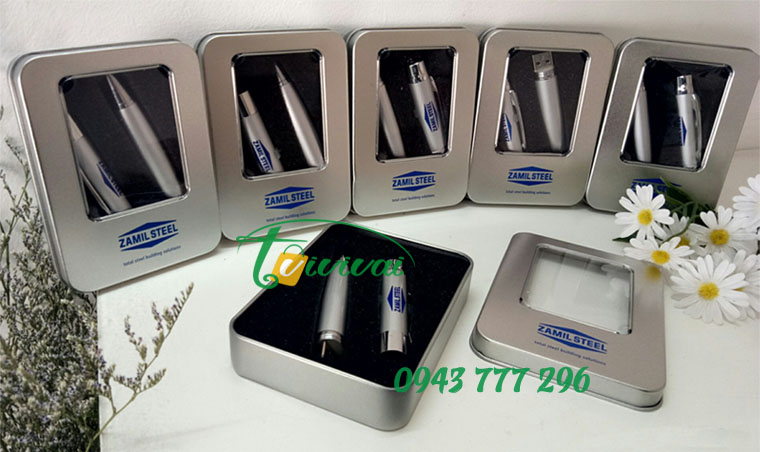 USB BÚT đa năng 5 in 1 khắc logo – khách hàng CÔNG TY ZAMIL STEEL