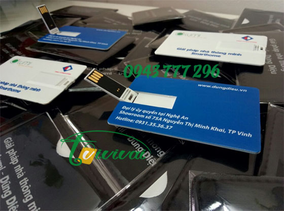 USB NAMECARD quà tặng – khách hàng LUMI VIỆT NAM – SHOWROOM DŨNG DIỆU