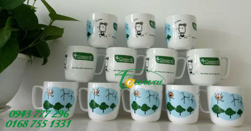CỐC SỨ QUÀ TẶNG - TT PHÁT TRIỂN SÁNG TẠO XANH GreenID