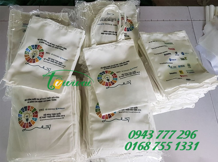 Túi vải bố quà tặng Hội thảo - khách hàng VCCI