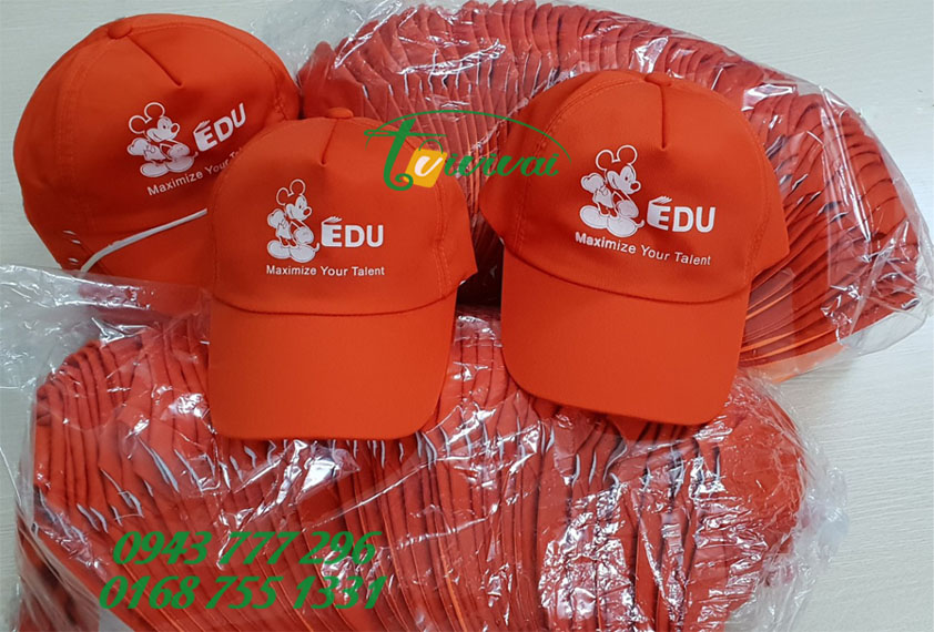 Mũ lưỡi trai đồng phục - khách hàng TT ANH NGỮ QUỐC TẾ EDU SMART ENGLISH