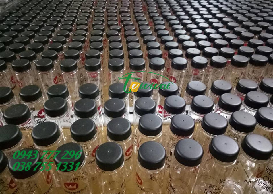 Bình nước kèm túi vải quà tặng - khách hàng ROYAL TEA