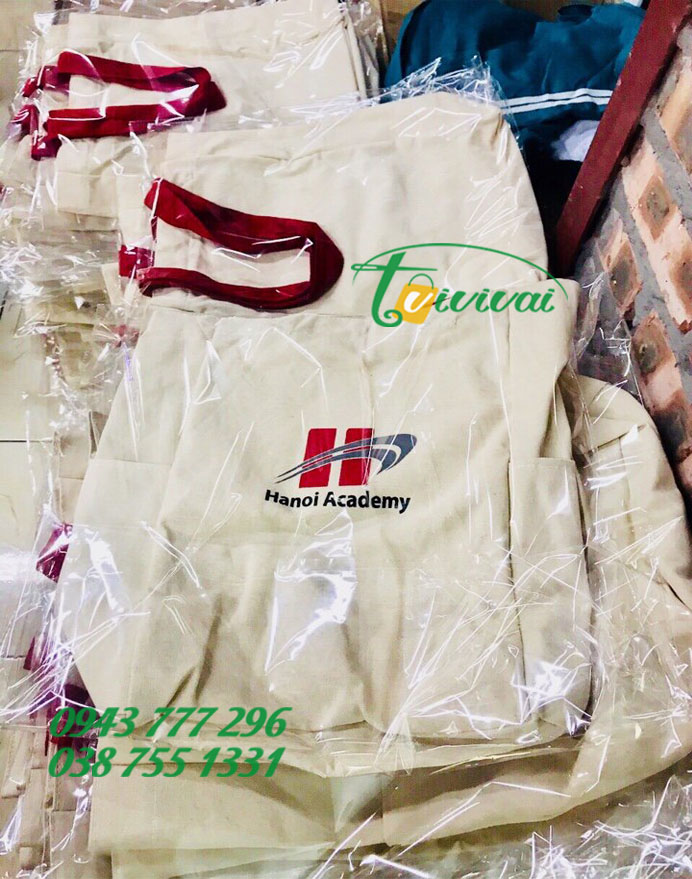 Túi vải bố/ canvas quà tặng – TRƯỜNG QUỐC TẾ HÀ NỘI ACADEMY