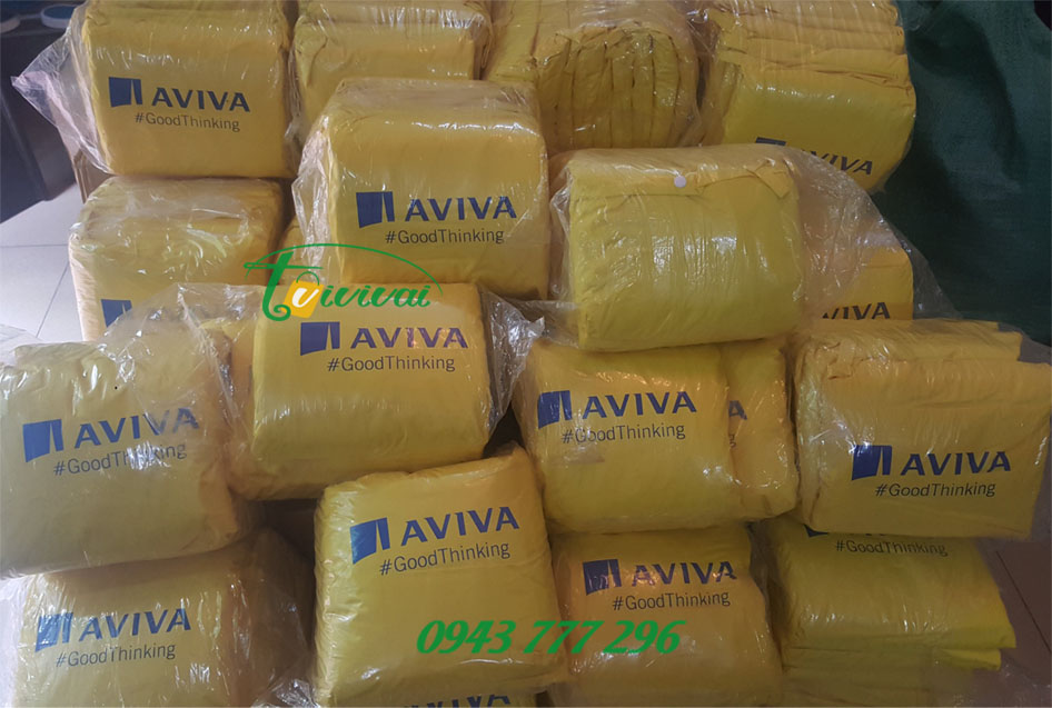 ÁO MƯA QUÀ TẶNG – CÔNG TY BẢO HIỂM AVIVA
