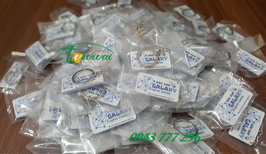 Móc Khóa Mica Quà Tặng – Trung Tâm Anh Ngữ GALAXY BẮC KẠN