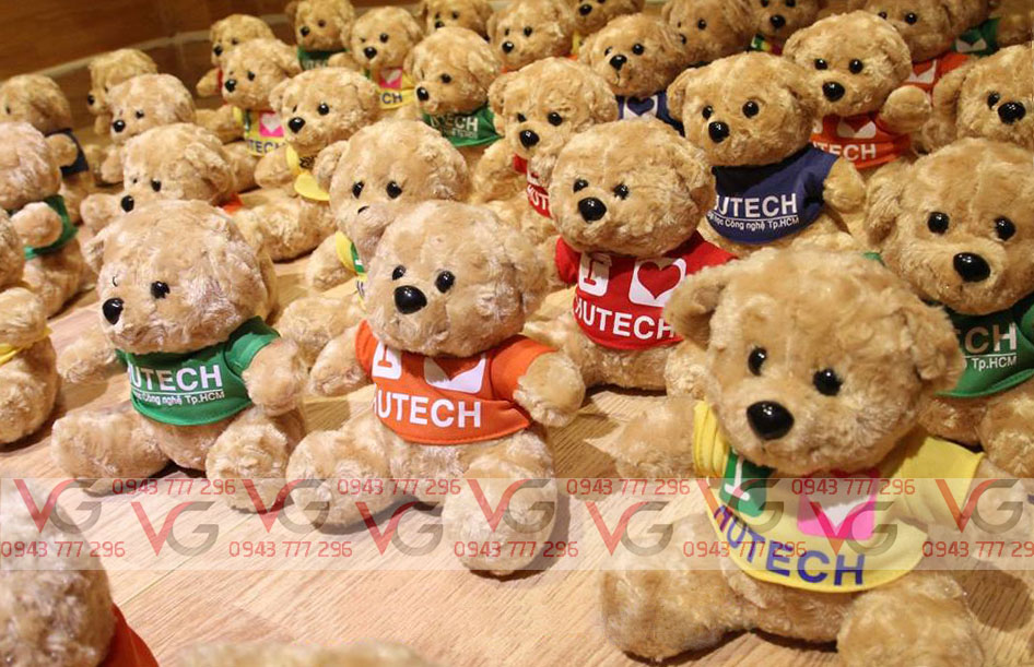 GẤU BÔNG QUÀ TẶNG THƯƠNG HIỆU – KH ĐH CÔNG NGHỆ TP.HCM